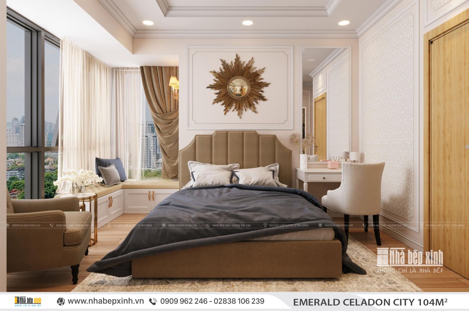Tổng hợp các mẫu thiết kế nội thất Chung cư Emerald Celadon City